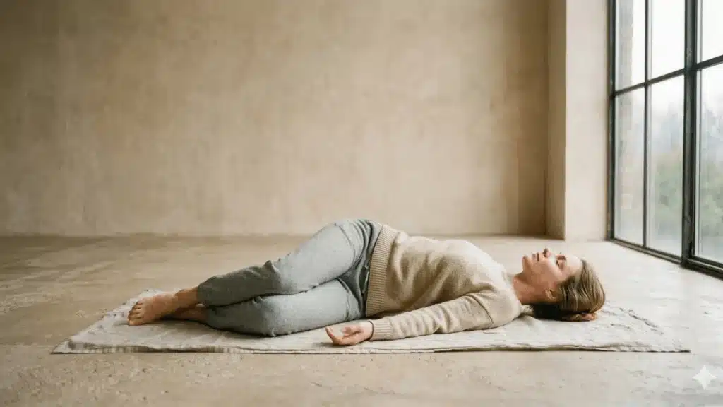 exercice doux de mouvement somatique pour relâcher la colonne vertébrale