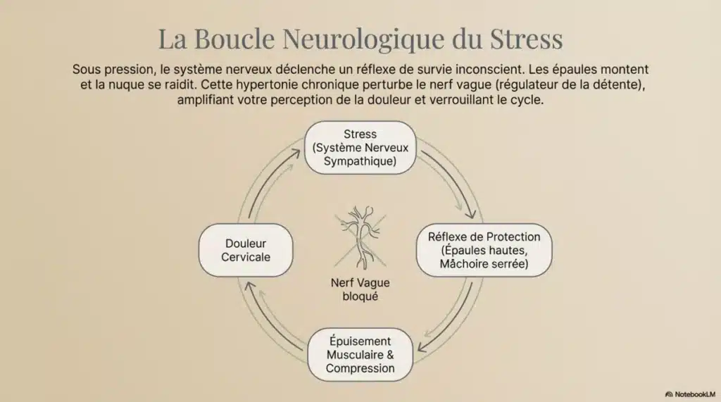 boucle neurologique stress douleur cervicale