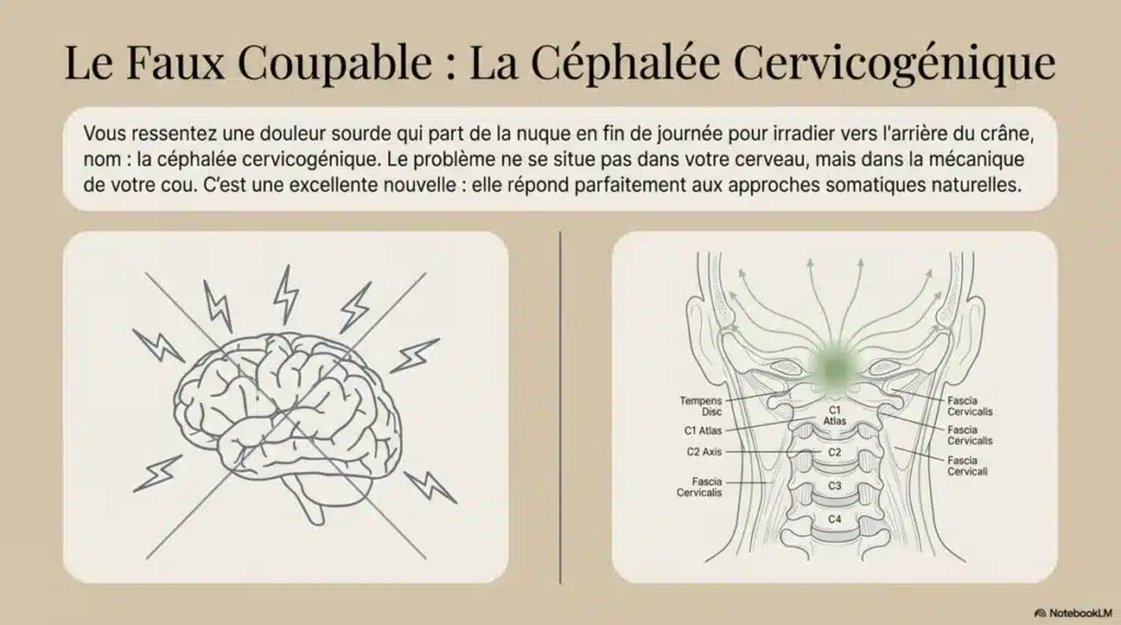 cephalee cervicogenique faux coupable douleur cou